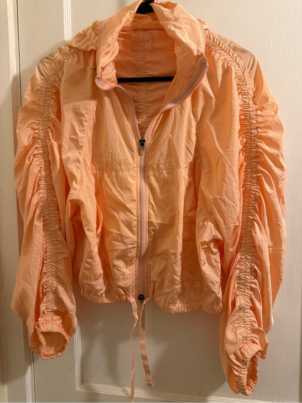 FP Movement by Free People Rouched Out Packable Jacket - Peaches